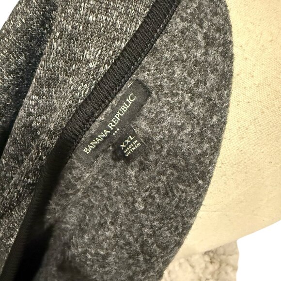 Banana Republic Black & Gray Cardigan Size XXL - Picture 3 of 4